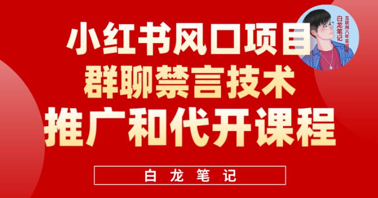 小红书风口项目日入300+，小红书群聊禁言技术代开项目，适合新手操作